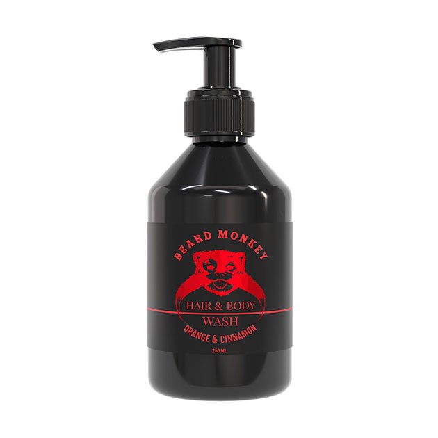 Beard Monkey Hair & Body - Orange & Cinnamon 250ml