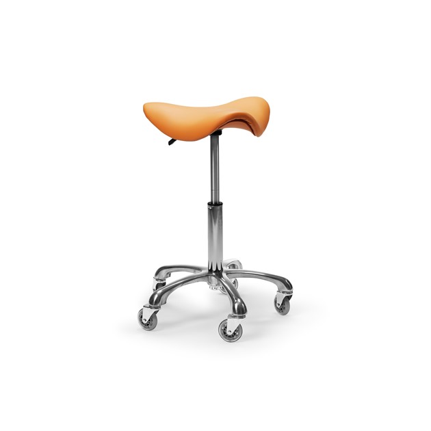 Saddle stool 360, orange