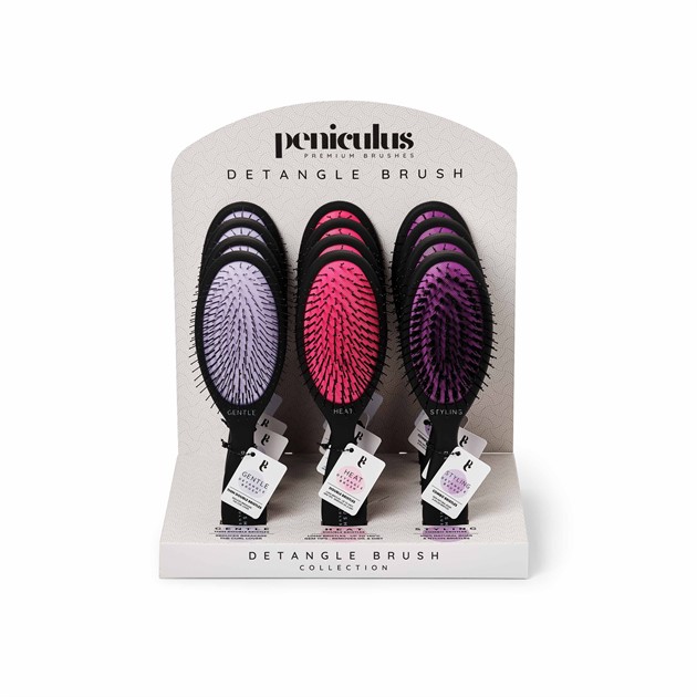 Penicurls Detangle Brushes 12st Dispaly