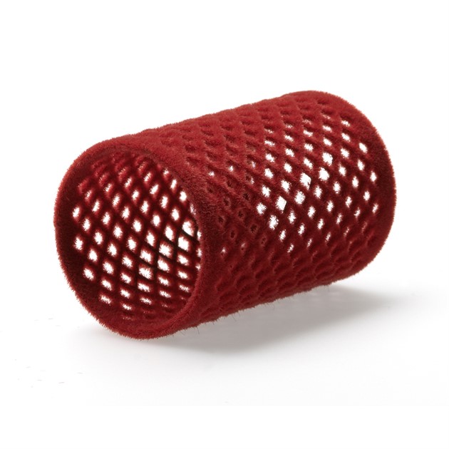 Flock curler red 40 mm