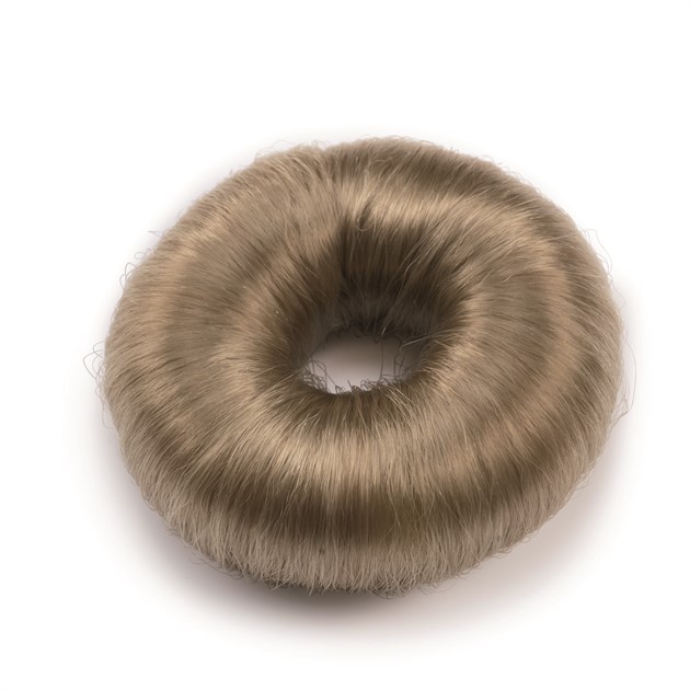 Synthetic Hair Bun S, blond   ø73 mm