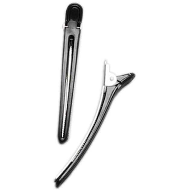 Hair clip alu/plastic, black