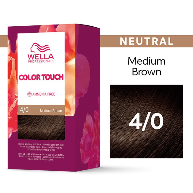 WELLA OTC Color Touch Pure Naturals Medium Brown 4/0