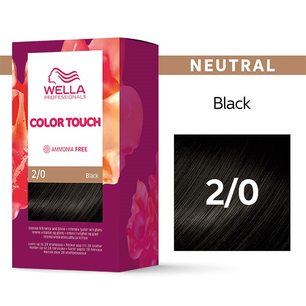 WELLA OTC Color Touch Pure Naturals Black 2/0 130 ml