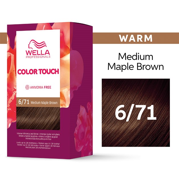 WELLA OTC Color Touch Deep Brown Medium Maple Brown 6/71